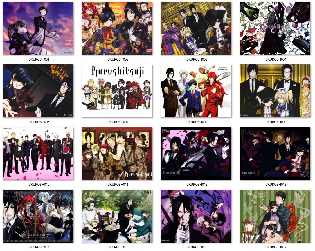 Poduszka Kuroshitsuji Manga Anime DO WYBORU Szerokość produktu 40 cm