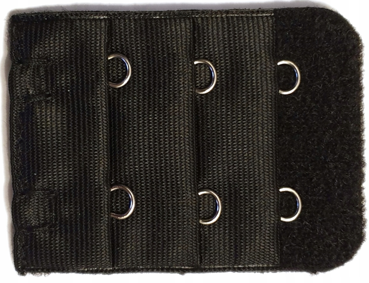 

Przedłużacz obwodu stanika / 2-rzędowy Czarny