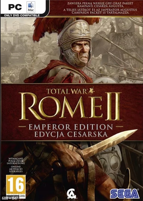 TOTAL WAR ROME II 2 EMPEROR EDITION KLUCZ STEAM PL