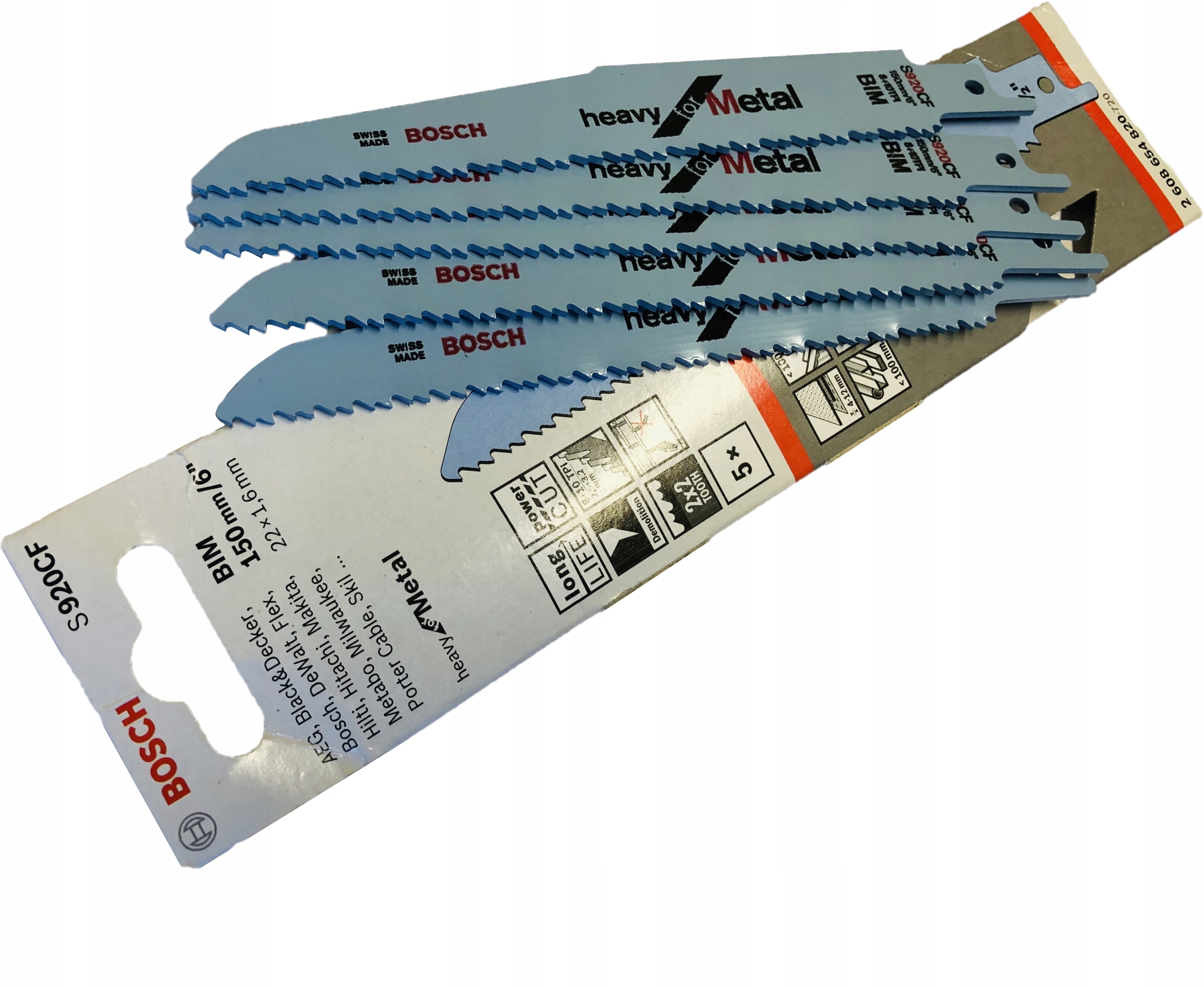 

Bosch Brzeszczot do piły szablastej 150 mm S920CF