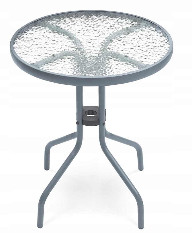 MEBLE OGRODOWE ZESTAW TARASOWY SZKLANY STÓŁ 2K Producent MAT-COMPANY