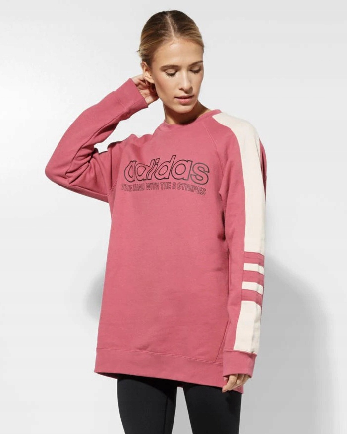 ADIDAS ORIGINALS TRACE MAROON OVERSIZE SWEATSHIRT Płeć kobieta