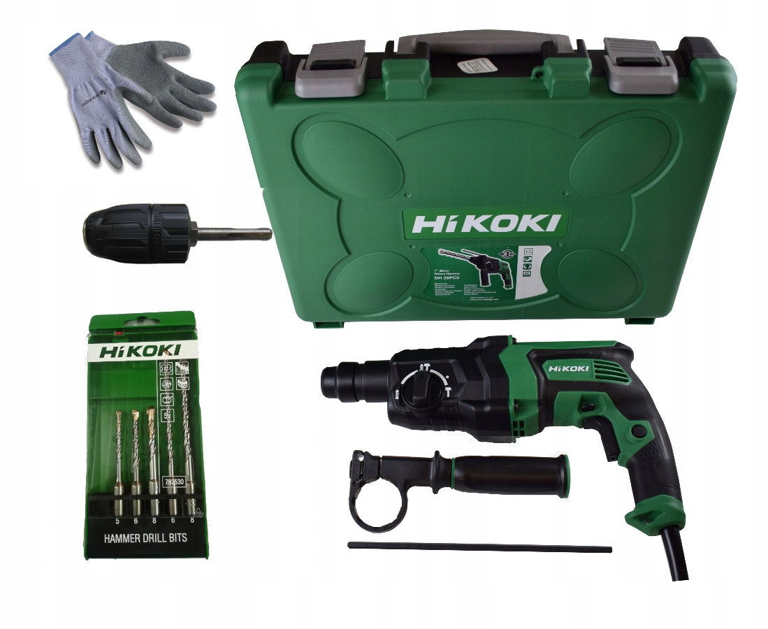 

Hikoki DH26PC2 Młotowiertarka 830W 3,2J