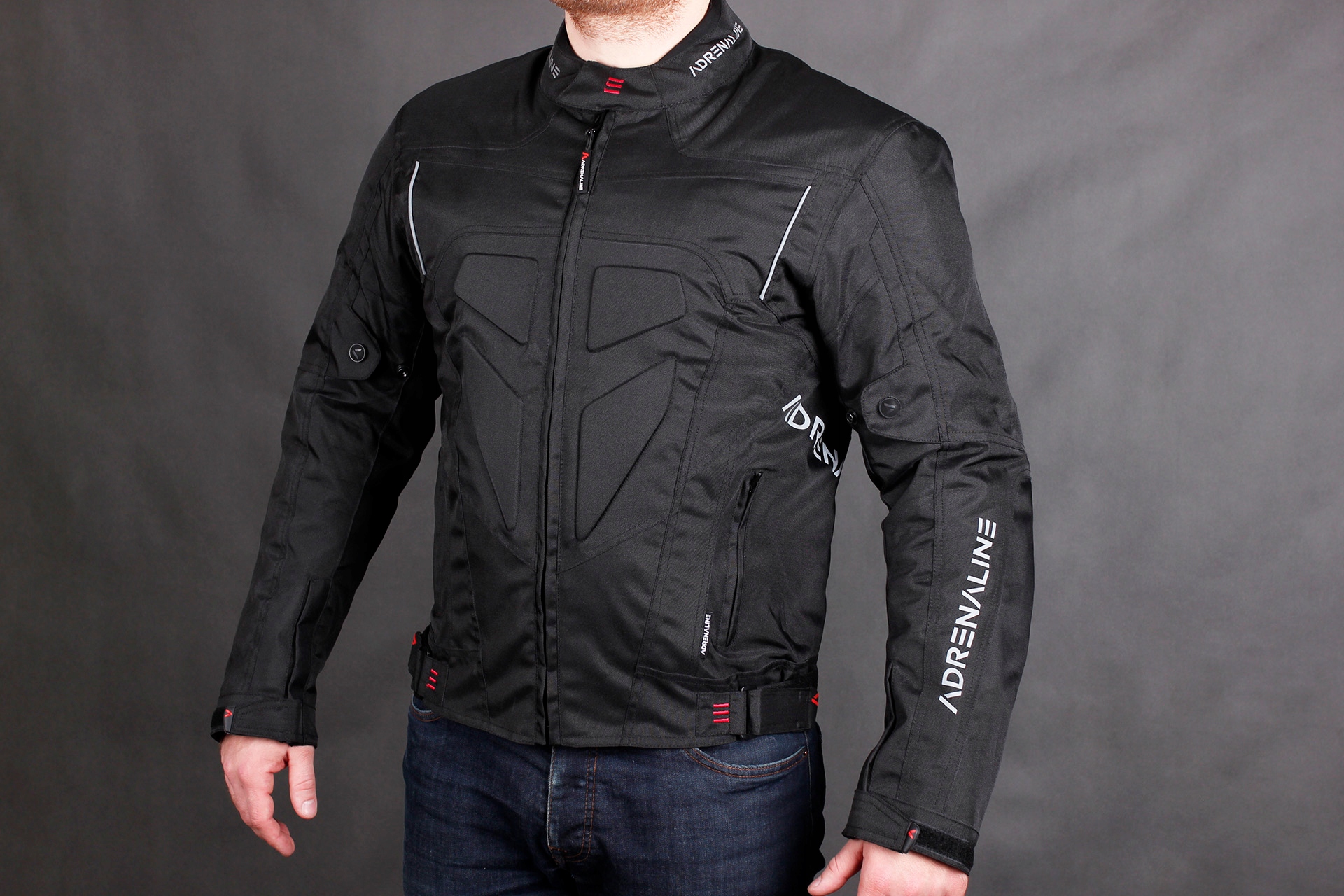 KURTKA MOTOCYKLOWA ADRENALINE HERCULES black Rozmiar XXXL