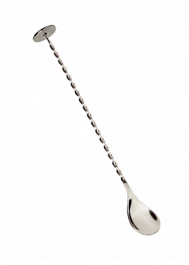 

Łyżka barmańska 28 cm ze stopką (muddlerem)