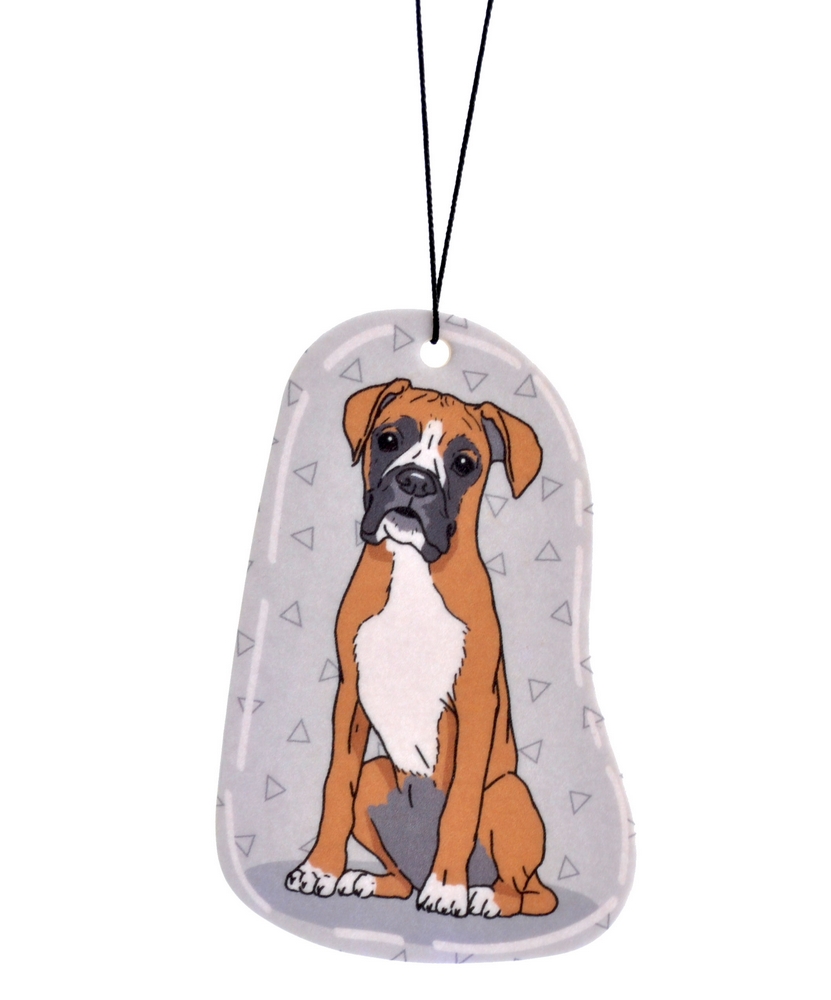 

Zawieszka zapachowa Pies Boxer Bokser | Wanilia