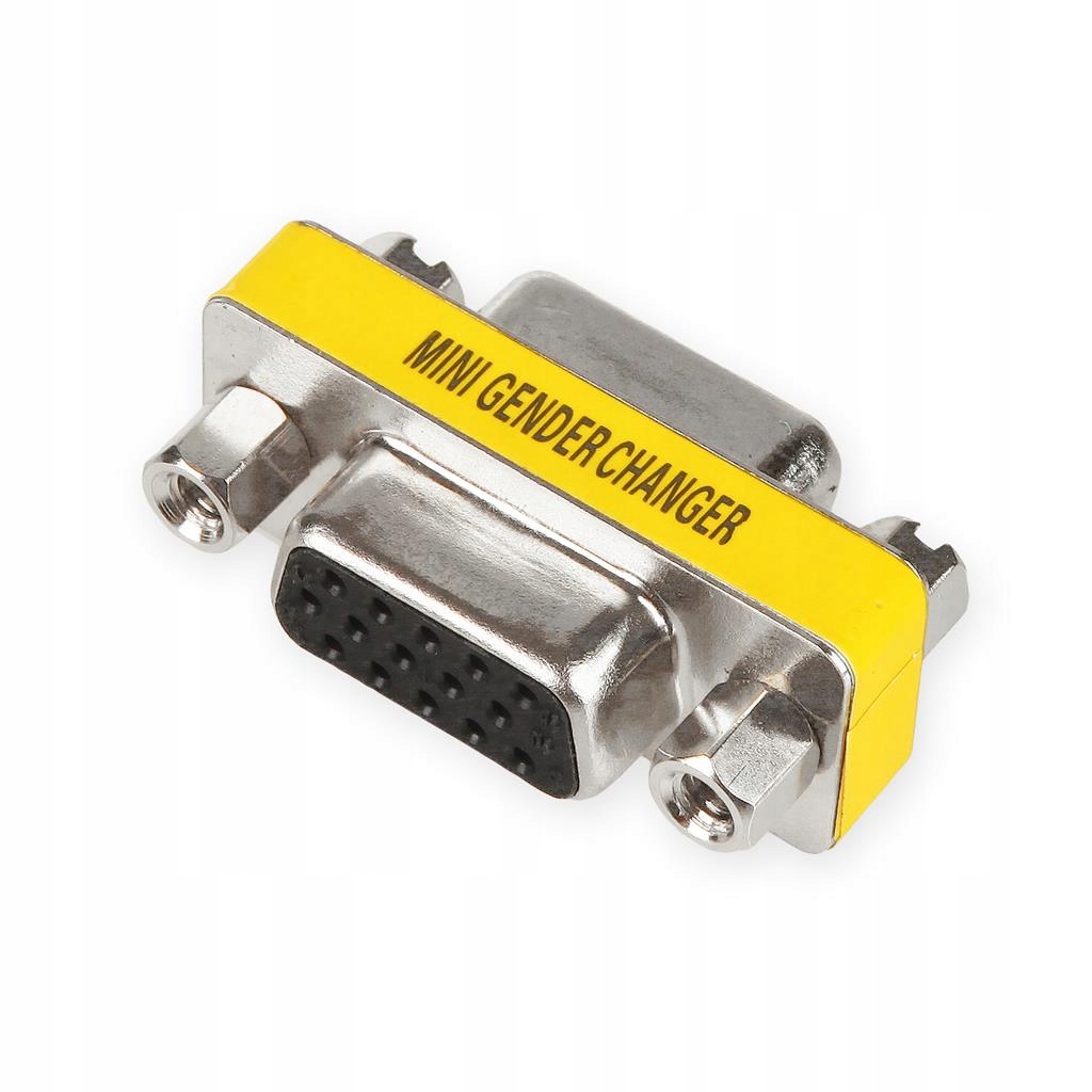 Adapter Gender VGA z 15 pin żeński - żeński female