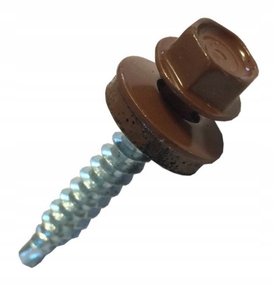

Wkręty Farmery 4,8 x 28 Brązowe Ral 8017 250szt