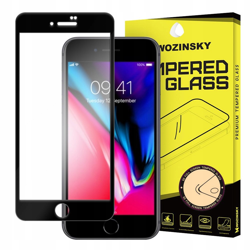 

Szkło 3D cały ekran do iPhone 6 / 7 / 8 Wozinsky