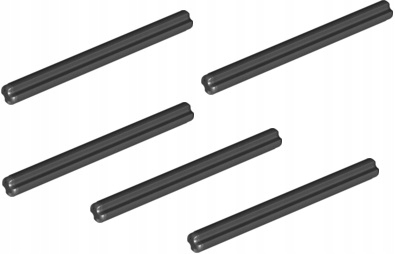 

4You Lego Technic 3706 Oś 6L. Czarny (5szt)