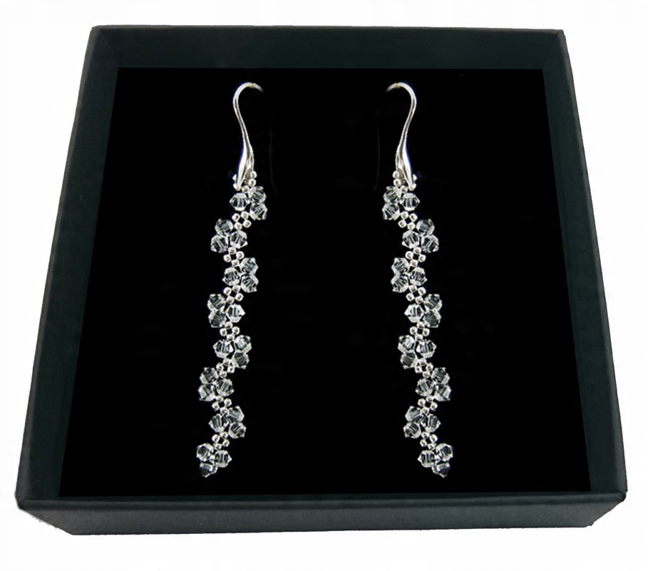

Kolczyki Ślubne z kryształami Swarovski 764
