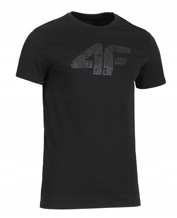 

4F Męska Koszulka T-shirt Bawełna / rozm L