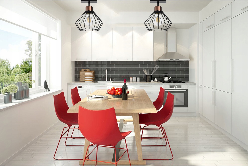 LAMPA WISZĄCA SUFITOWA ŻYRANDOL PLAFON LOFT LED Marka Led-lux