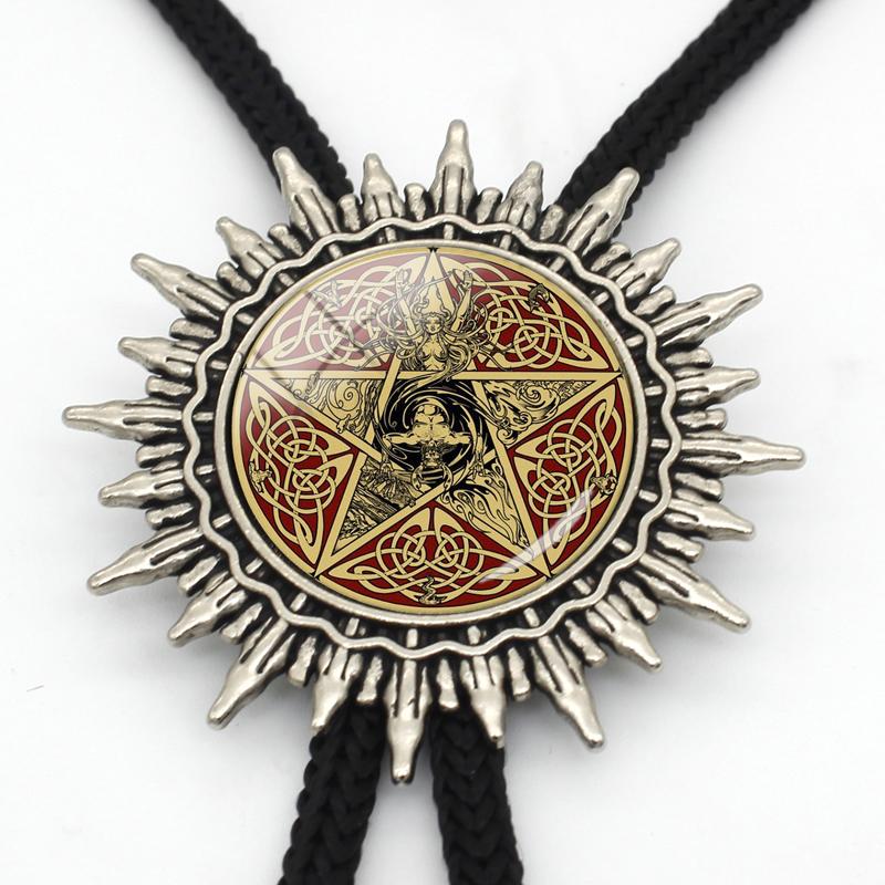 

Bolo kowbojski krawat pentagram