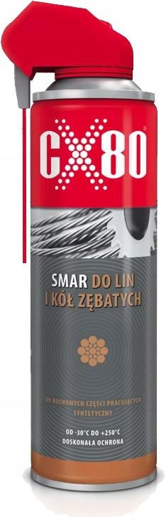 Smar do LIN STALOWYCH i KÓŁ ZĘBATYCH CX80 500ml Rodzaj towot
