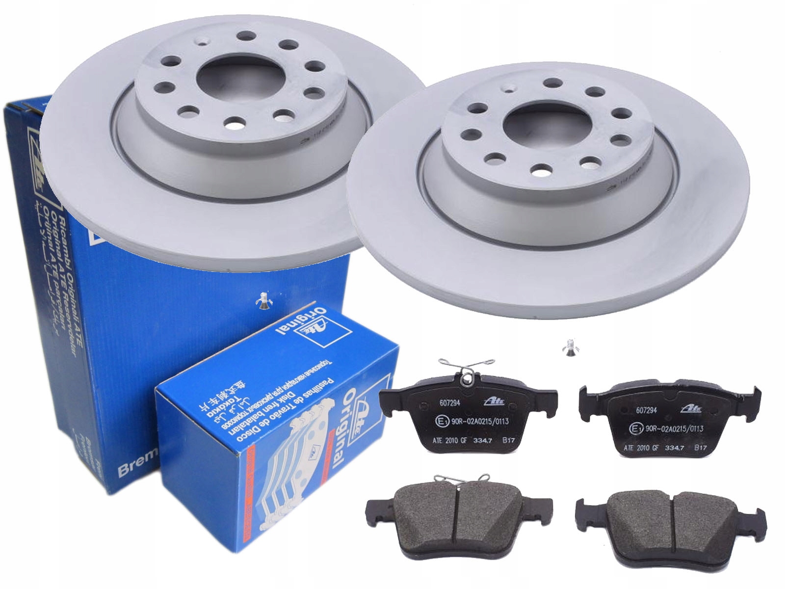 ДИСКИ КОЛОДКИ ATE ЗАДНЯЯ SKODA KODIAQ 300MM