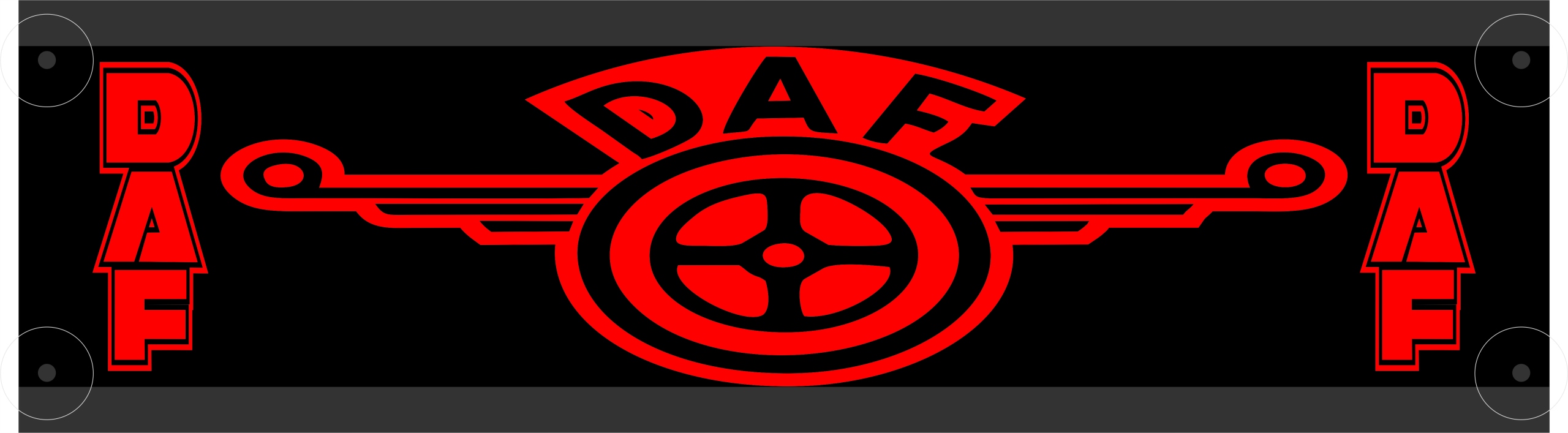 Tablica imienna LED DAF 50x14 LED GRATIS Producent M tech