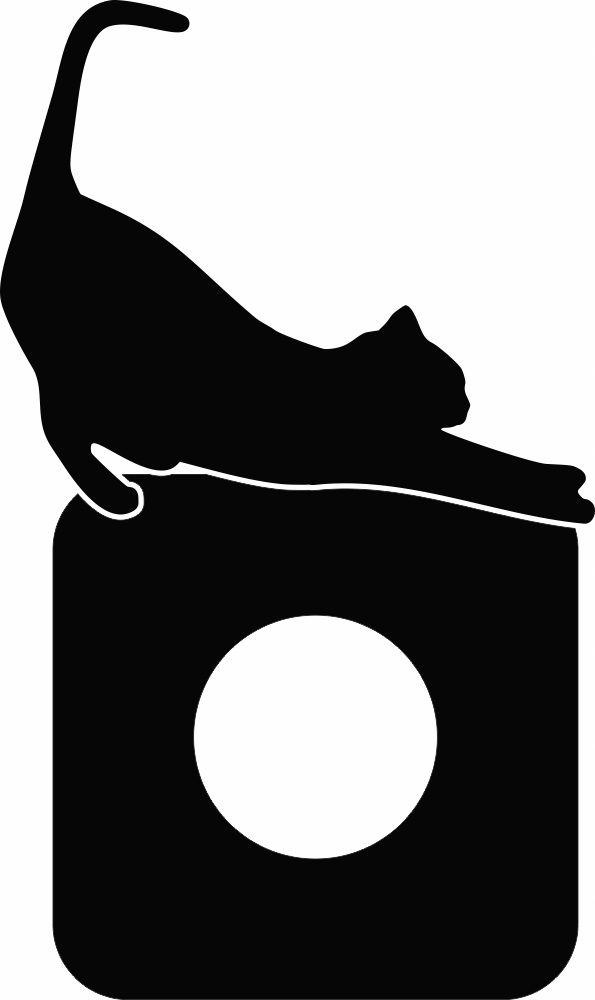 

Naklejka pod Włącznik kontakt gniazdko Kotek