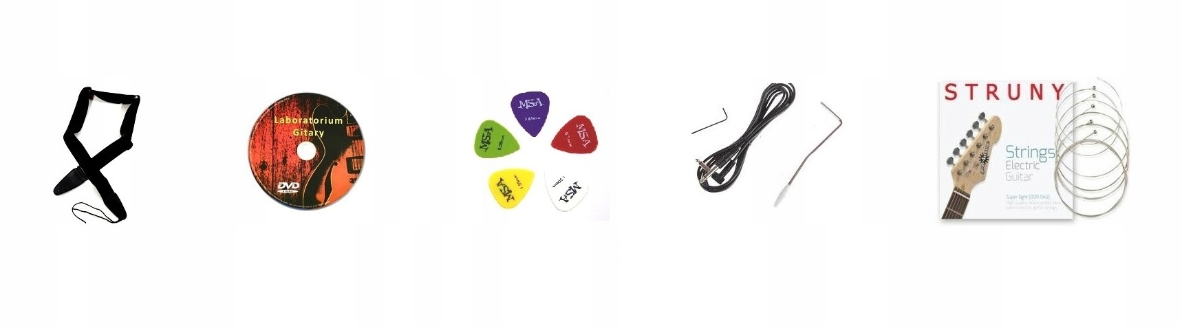 GITARA ELEKTRYCZNA + AKCESORIA - PROMOCJA! Kod producenta 124