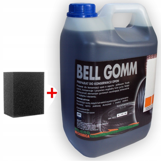 

Daerg Bell Gomm Czernidło Nabłyszczacz Do Opon 6KG