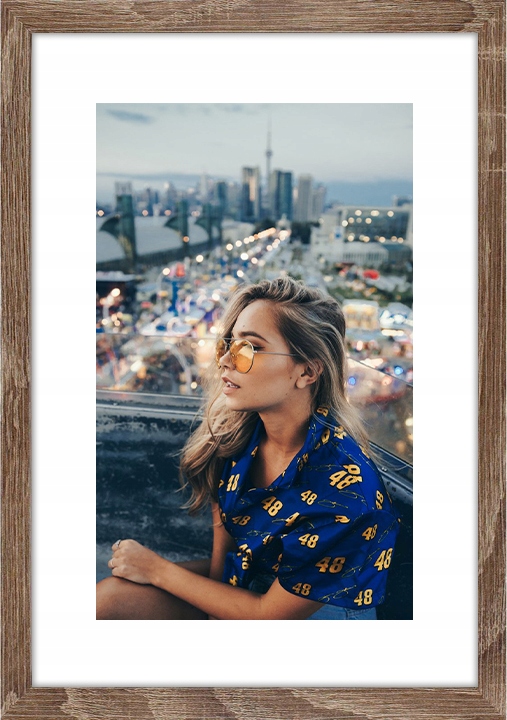 

Rama Drewniana Na Zdjęcia Ramka Foto A4 21X29,7 cm