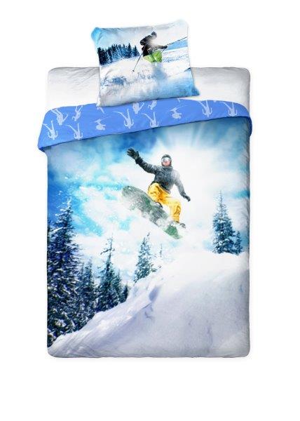

Pościel 140x200 Sportivo Snowboard Śnieg Zima 03
