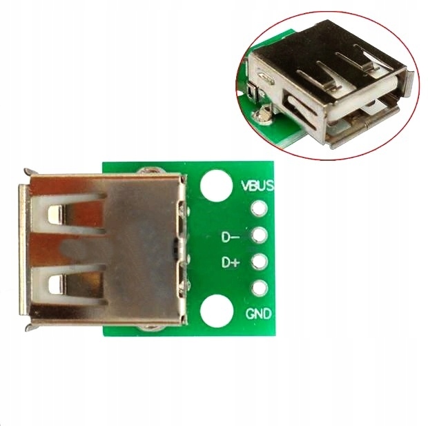 Адаптер usb на печатной плате dip 4 pin adaptor в   из .