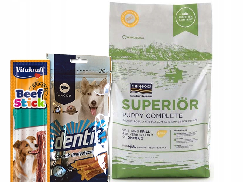 Levně FISH4DOGS Granule malé pro štěňata Superior losos s bramborami 6 kg