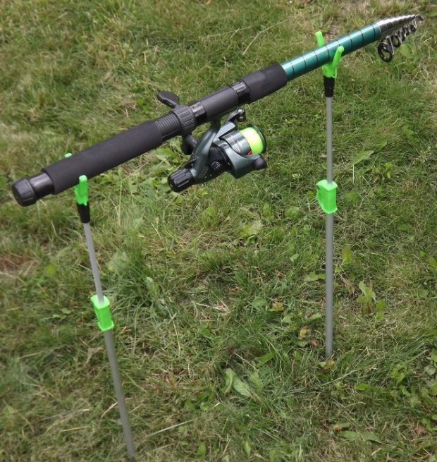 2x PODPÓRKA WĘDKARSKA 52-80cm ALUMINIOWA WĘDKA Rodzaj pojedyncza podpórka