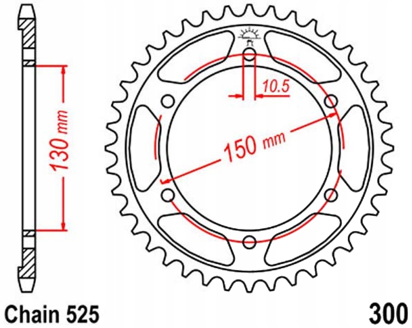 Zadní ozubení Jtr 39-49 Honda XL 700 V Transalp Nové