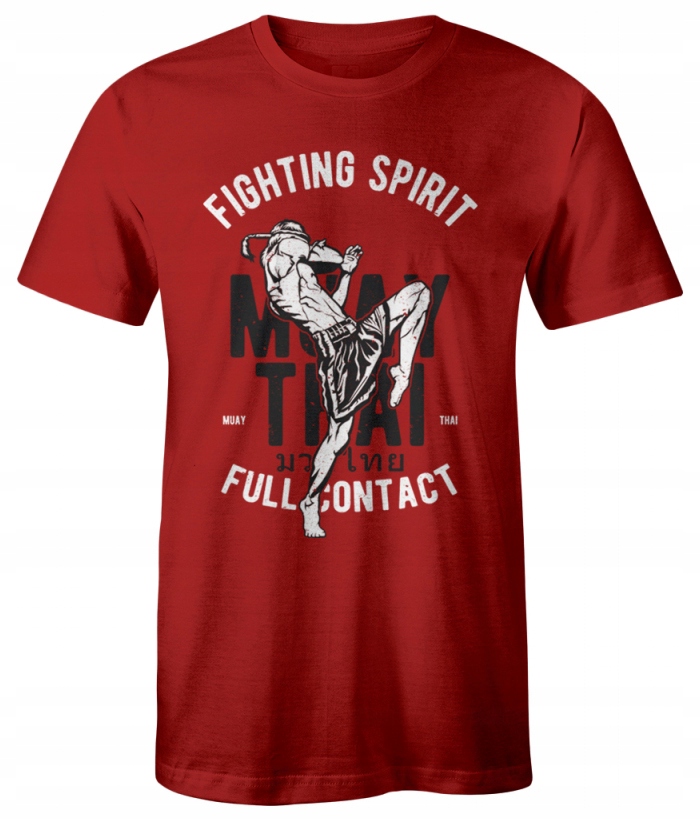 

Koszulka Fighting Spirit Muay Thai Czerwona - L