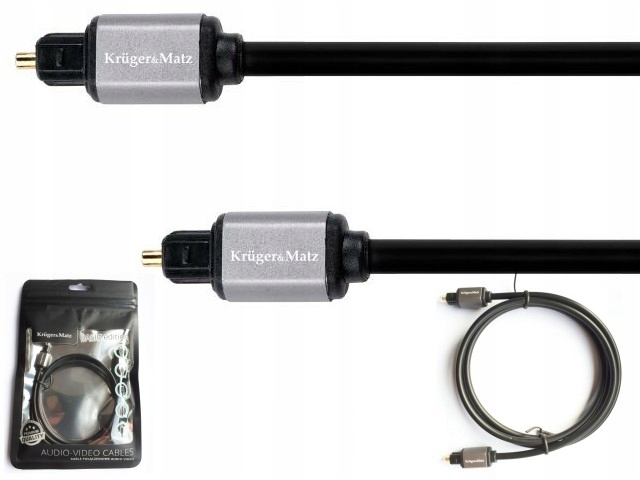 KABEL OPTYCZNY TOSLINK KRUGER&MATZ KM0320 1,5M Model KM0320