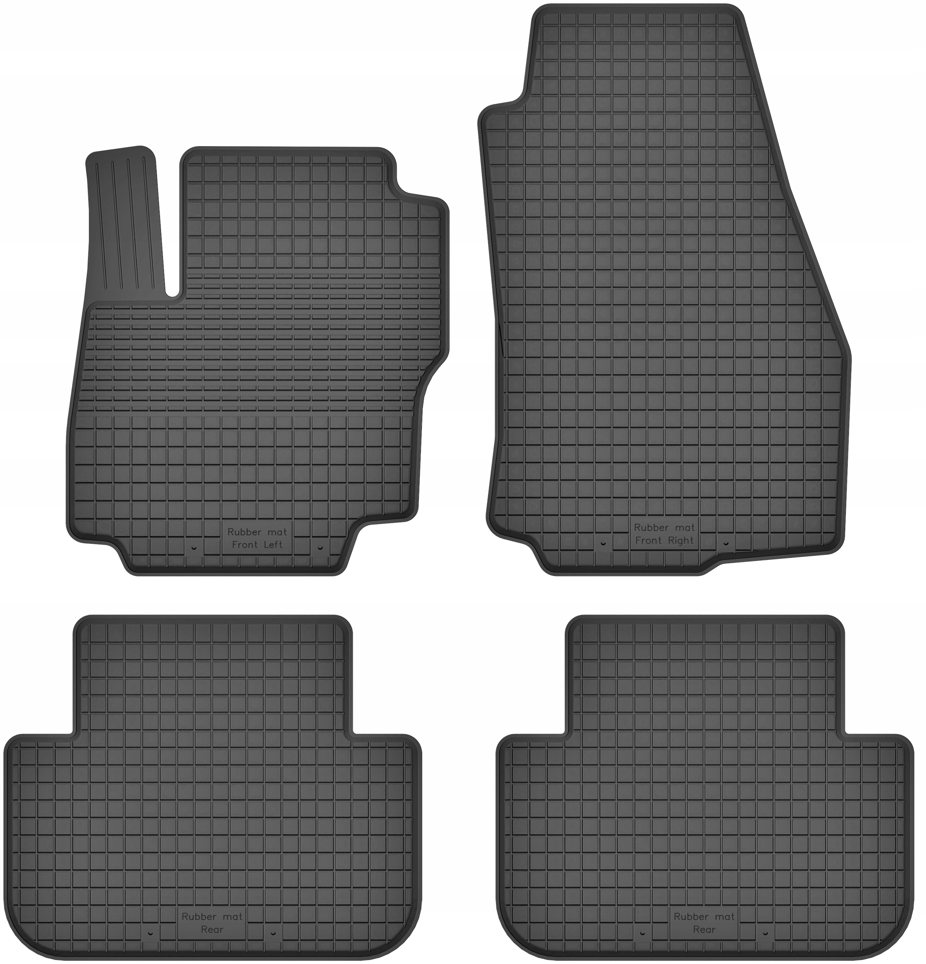 

Dywaniki gumowe korytkowe do Ford C-max II 2 10-19