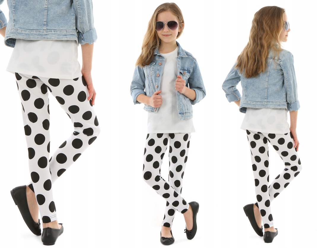 

Legginsy wzorzyste getry Nadruki 140 Kropek 012