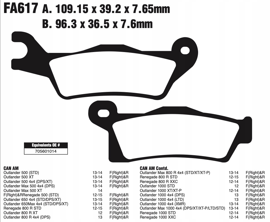 ЕЦБ FA617R CAN AM