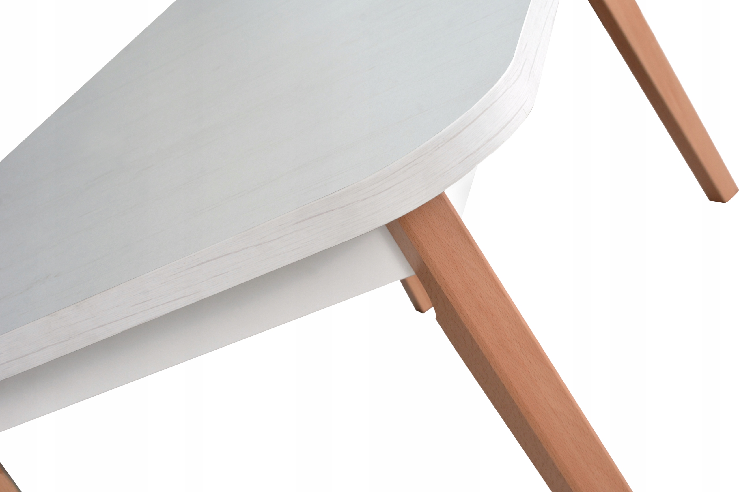 CZARNO-BIAŁY ZESTAW DO JADALNI STÓŁ + 6 KRZESEŁ Liczba elementów w zestawie 7