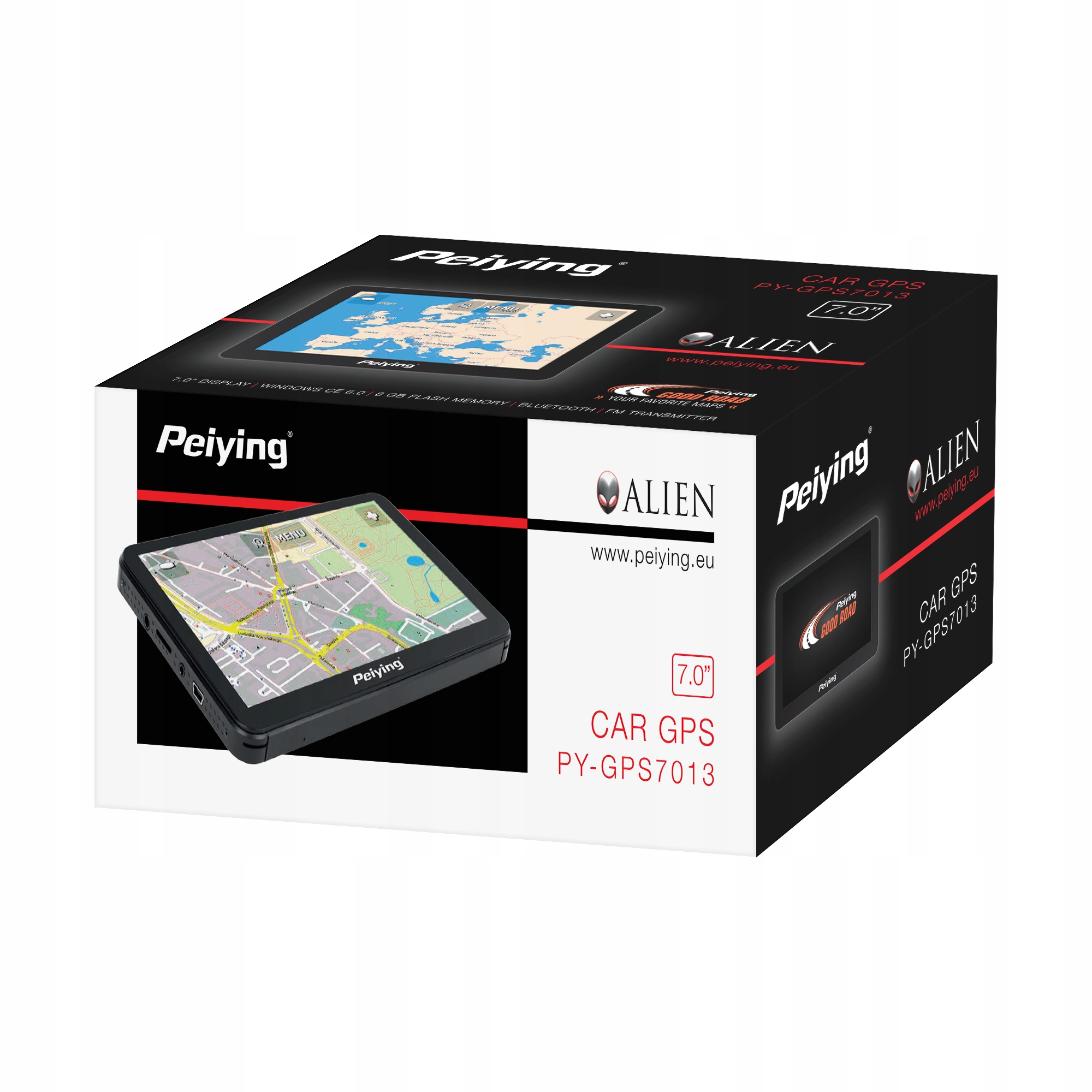 

Nawigacja Gps 7'' Peiying Alien PY-GPS7013 + Mapa