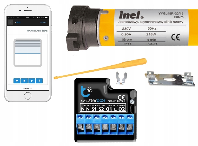 

Silnik Rolet Inel N-20 + sterownik Wifi shutterBox