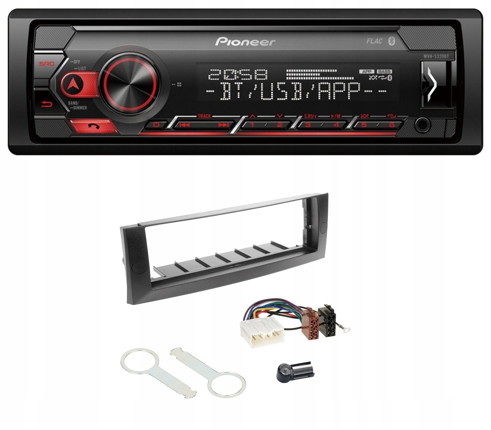 Rádio Pioneer MVH-S320BT s MP3 prehrávačom a Bluetooth, Bluetooth, Mitsubishi Colt 2004-2008