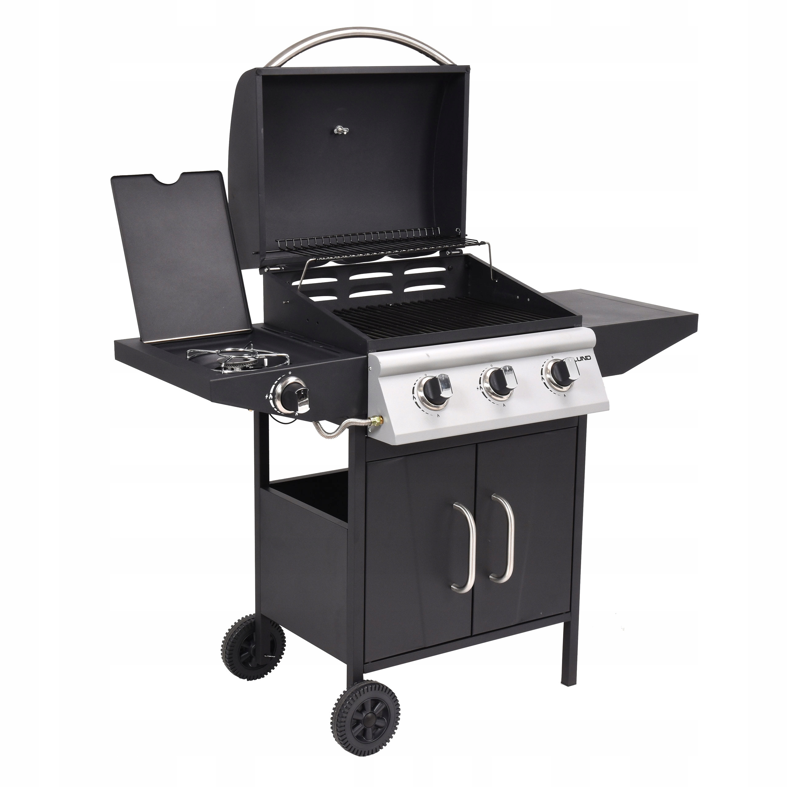 

Grill Gazowy Ogrodowy 4 Palniki Gril 3+1 Lund
