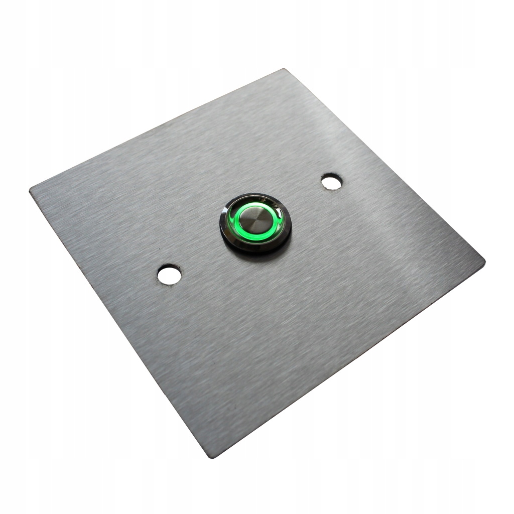 Tlačítko zvonku domofonu Kovové Led 9/12/24/230V 10x10 Inox nerezové