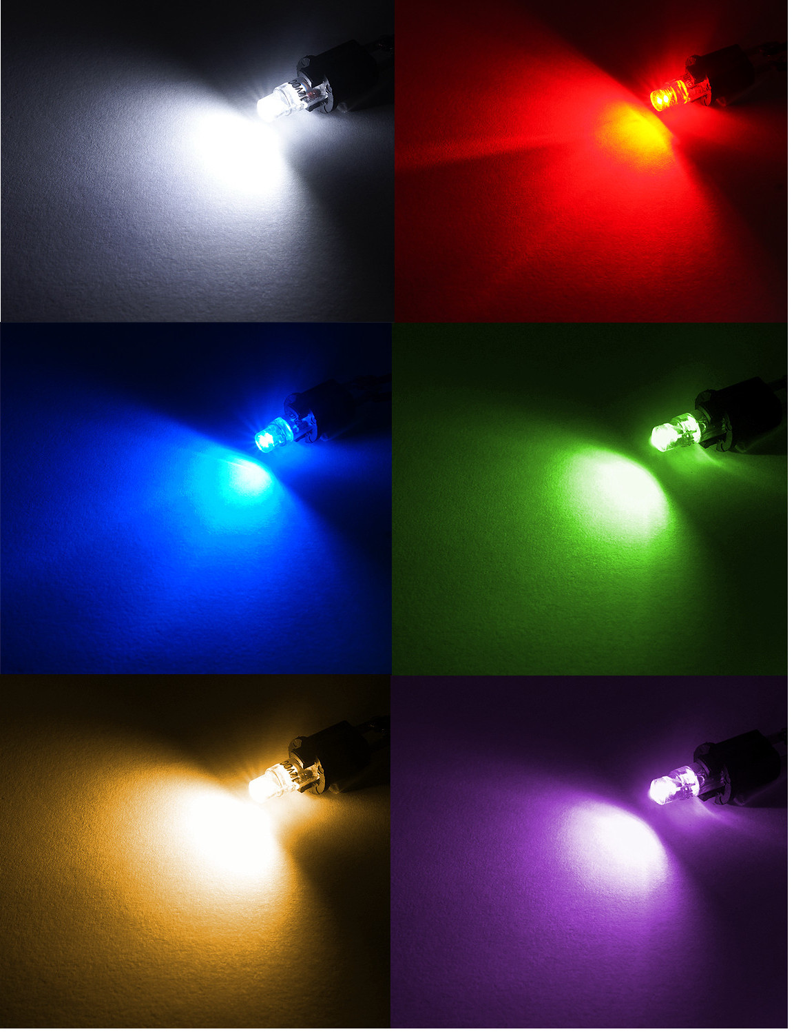 ŻARÓWKA LED T5 R5 LICZNIK ZEGARY BX 8.5D KOLOR 10x EAN (GTIN) 5904067410800