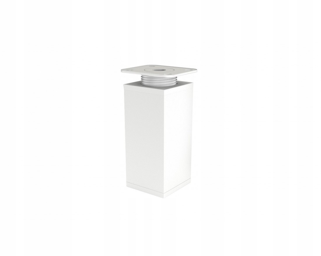 

Alu Nóżka Stopka Meblowa Regulowana H 120 MM Biała