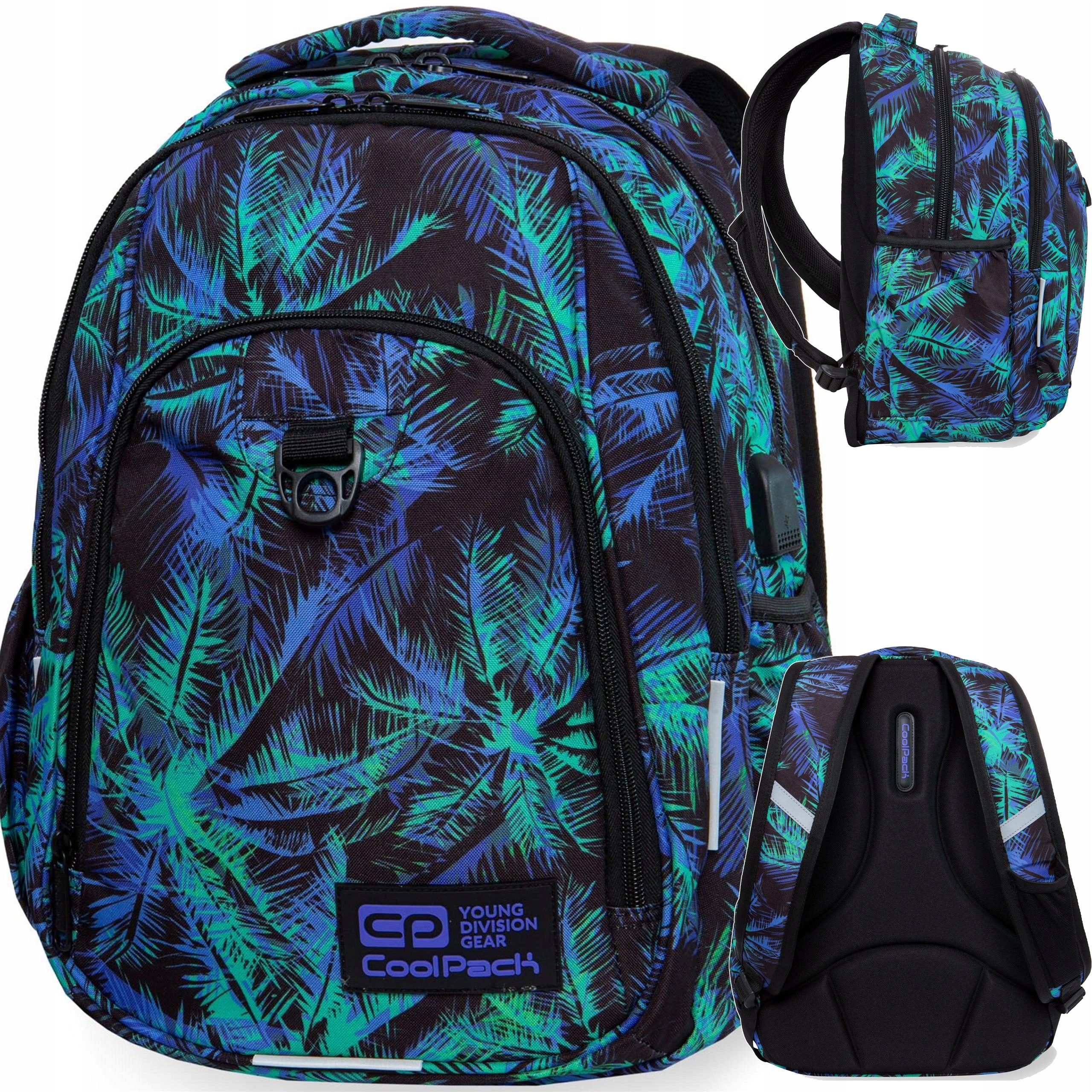 

Plecak Coolpack Cp Szkolny Kolorowe Palmy Palms