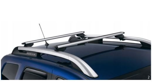 

Poprzeczki belki dachowe Dacia Duster II oryg