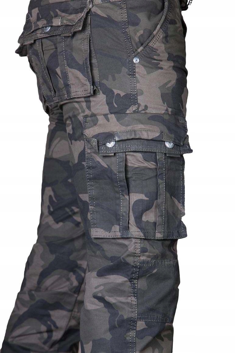 Spodnie robocze z paskiem moro 2096 rozmm. 32 Model 9079-4