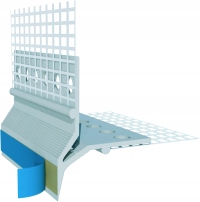 

Listwa okapnikowa Eko z taśmą ochronną 250mm