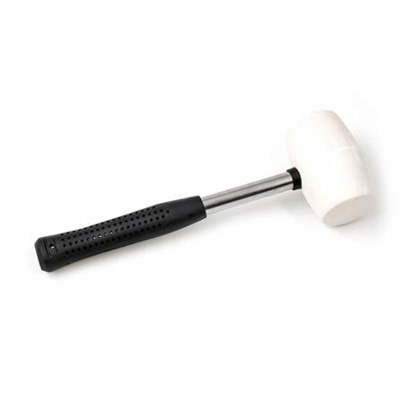 MŁOTEK GUMOWY 450G METAL BIAŁA GUMA 65mm MŁOTKI
