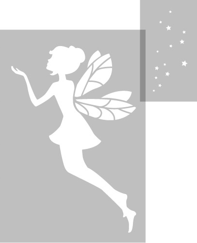 ШАБЛОН МАЛЯРНЫЙ WIELORAZOWY ФЕЯ 2 40x60cm