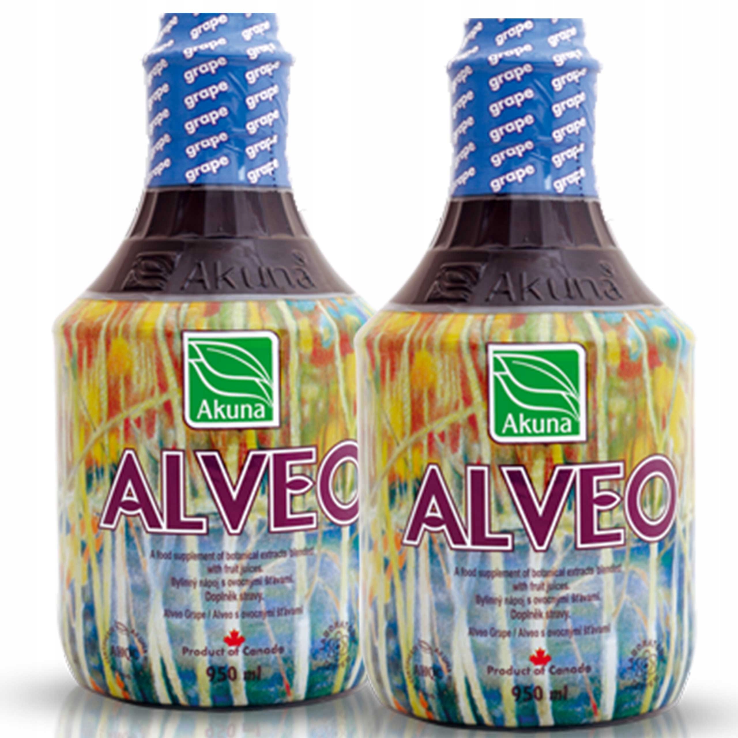 

2 x Alveo Grape 950ml (winogronowe) Akuna Polska